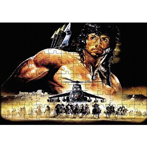 Rambo Puzzle Yapboz Mdf Ahşap 120 Parça