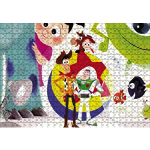 Puss In Boots Puzzle Yapboz Mdf Ahşap 500 Parça