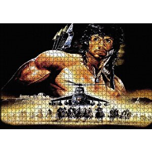 Rambo Puzzle Yapboz Mdf Ahşap 1000 Parça