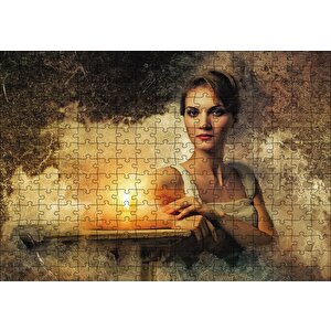 Yaşam Koçu Kadın Puzzle Yapboz Mdf Ahşap 255 Parça