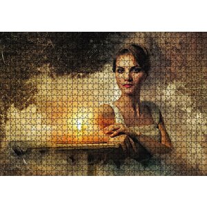 Yaşam Koçu Kadın Puzzle Yapboz Mdf Ahşap 1000 Parça