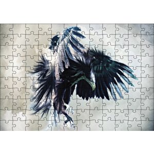 Av Hedefli Kartal Puzzle Yapboz Mdf Ahşap 120 Parça