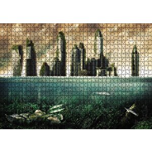 Buzulların Erimesi Puzzle Yapboz Mdf Ahşap 1000 Parça