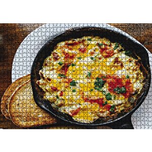 İtalyan Yumurtası Puzzle Yapboz Mdf Ahşap 1000 Parça