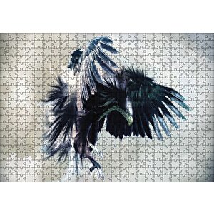 Av Hedefli Kartal Puzzle Yapboz Mdf Ahşap 500 Parça