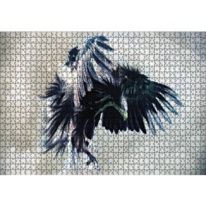 Av Hedefli Kartal Puzzle Yapboz Mdf Ahşap 1000 Parça