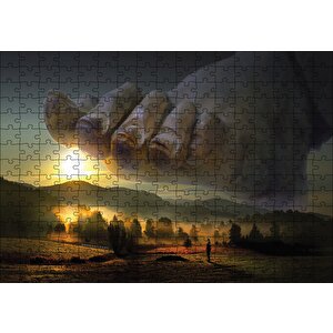 Adam Doğa Ayak Gücü Puzzle Yapboz Mdf Ahşap 255 Parça