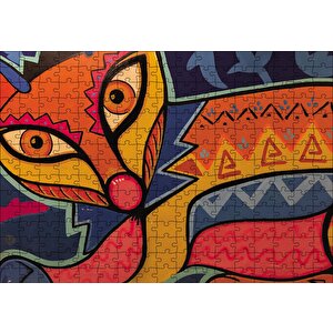 Kübizim Sanatı Puzzle Yapboz Mdf Ahşap 255 Parça