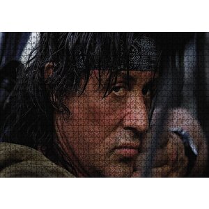 Rambo Puzzle Yapboz Mdf Ahşap 1000 Parça