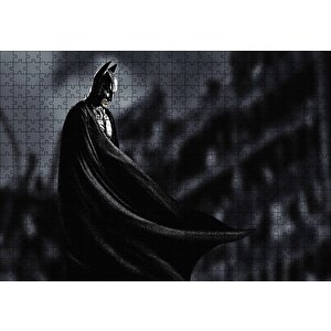 Batman Gecede Puzzle Yapboz Mdf Ahşap 500 Parça
