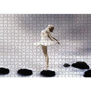 Balerin Kız Fantastik Puzzle Yapboz Mdf Ahşap 500 Parça