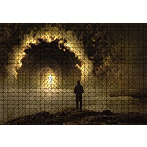 Fantazi Işığın Ruh Hali Puzzle Yapboz Mdf Ahşap 1000 Parça