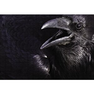 Karga Açık Gagalı Puzzle Yapboz Mdf Ahşap 255 Parça