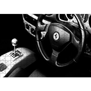 Ferrari Direksiyon Puzzle Yapboz Mdf Ahşap 255 Parça