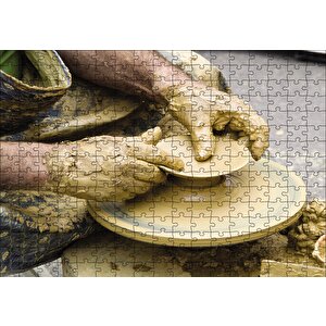 Çömlek Ustası Puzzle Yapboz Mdf Ahşap 255 Parça