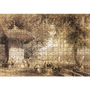 Emirgan Çesmesi Puzzle Yapboz Mdf Ahşap 255 Parça