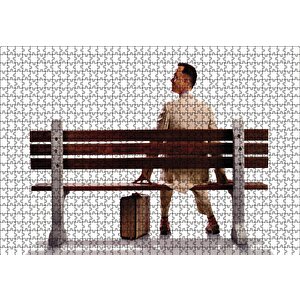 Forrest Gump Puzzle Yapboz Mdf Ahşap 1000 Parça