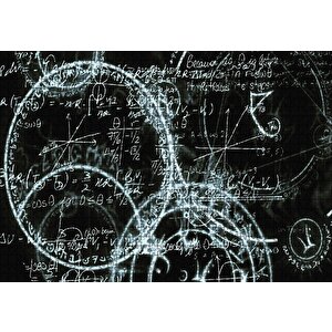 Matematik İşlemleri Puzzle Yapboz Mdf Ahşap 1000 Parça