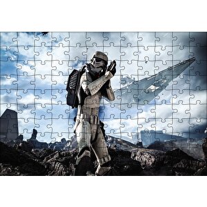 Yıldız Savaşçıları Puzzle Yapboz Mdf Ahşap 120 Parça