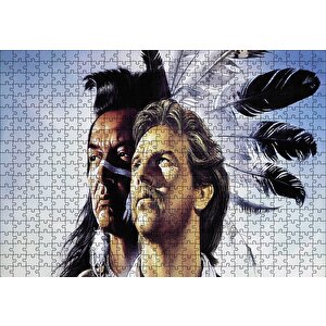 Dances With The Wolves Puzzle Yapboz Mdf Ahşap 500 Parça