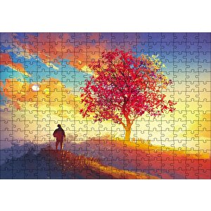 Doğadaki İnsanlar Puzzle Yapboz Mdf Ahşap 255 Parça