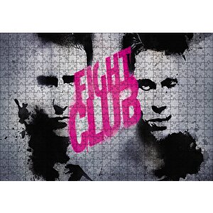 Fight Club Two Heroes Puzzle Yapboz Mdf Ahşap 500 Parça