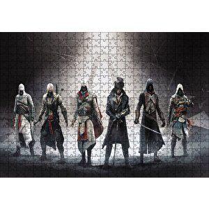 Assassin Creed Puzzle Yapboz Mdf Ahşap 500 Parça