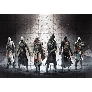 Assassin Creed Puzzle Yapboz Mdf Ahşap 120 Parça