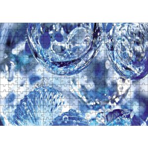 Buz Su Damlaları Puzzle Yapboz Mdf Ahşap 255 Parça