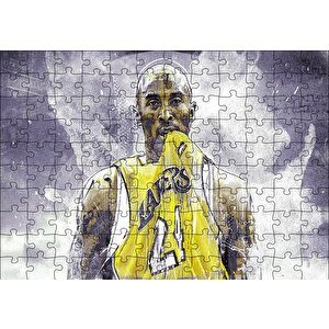 Kobe Bryant Maç Bitti Puzzle Yapboz Mdf Ahşap 120 Parça