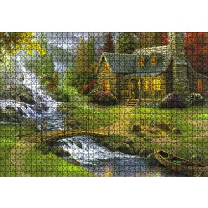 Ev Dere Ceylan Doğa Puzzle Yapboz Mdf Ahşap 1000 Parça