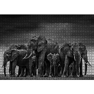 Filler Ailesi Puzzle Yapboz Mdf Ahşap 1000 Parça