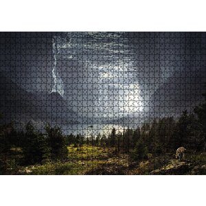 Fantastik Mağara Doğa Puzzle Yapboz Mdf Ahşap 1000 Parça