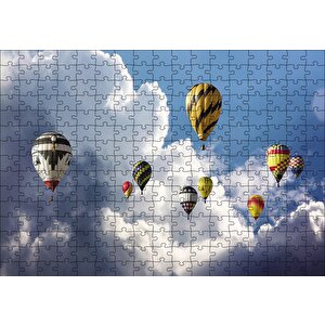 Balonlar Firarda Puzzle Yapboz Mdf Ahşap 255 Parça