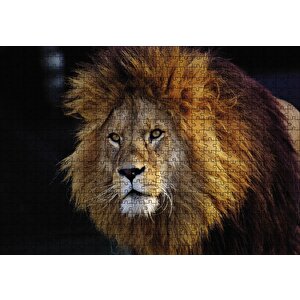 Aslan Kral Puzzle Yapboz Mdf Ahşap 500 Parça