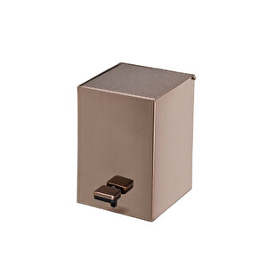 Pedallı Kare Çöp Kovası 3 Lt Rose 262x245x180 Mm