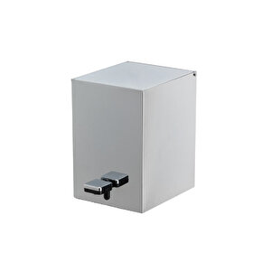Pedallı Kare Çöp Kovası 3 Lt Krom   262x245x180 Mm