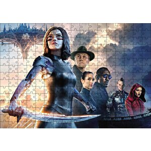 Alita Savaş Meleği Alternatif Puzzle Yapboz Mdf Ahşap 255 Parça