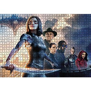 Alita Savaş Meleği Alternatif Puzzle Yapboz Mdf Ahşap 1000 Parça
