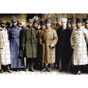 Mustafa Kemal Kurtuluş Savaşı Puzzle Yapboz Mdf Ahşap 255 Parça