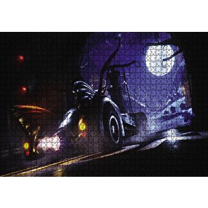 Betmen Batmobil Puzzle Yapboz Mdf Ahşap 1000 Parça