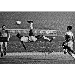 Pele Rövaşata Puzzle Yapboz Mdf Ahşap 500 Parça