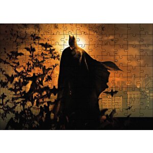 Yarasalar Batman Puzzle Yapboz Mdf Ahşap 120 Parça