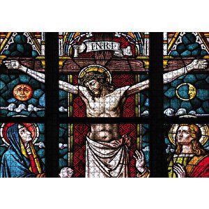Çarmıhta Hz Puzzle Yapboz Mdf Ahşap 1000 Parça