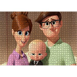 Patron Bebek 2017 Animasyon Filmi Görseli Puzzle Yapboz Mdf Ahşap 1000 Parça