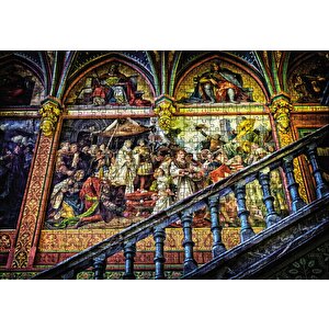 Cakapuzzle  Barok Mimari Puzzle Yapboz Mdf Ahşap