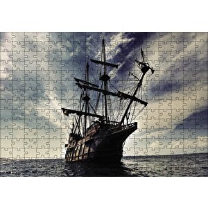 Cakapuzzle  Açık Denizdeki Yelkenli Gemi Puzzle Yapboz Mdf Ahşap