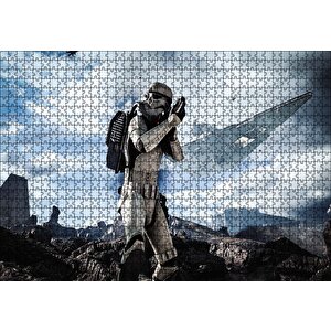 Yıldız Savaşçıları Puzzle Yapboz Mdf Ahşap 1000 Parça
