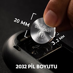 Duracell Özel 2032 Lityum Düğme Pil 3v, 4 Lu Paket (cr2032)