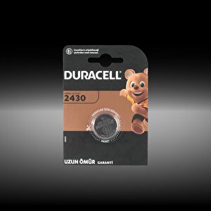 Duracell Cr2430 Lityum Düğme Pil 3v Tekli